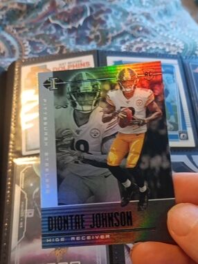 Panini Football Trading Card - Black, Yellow, Red